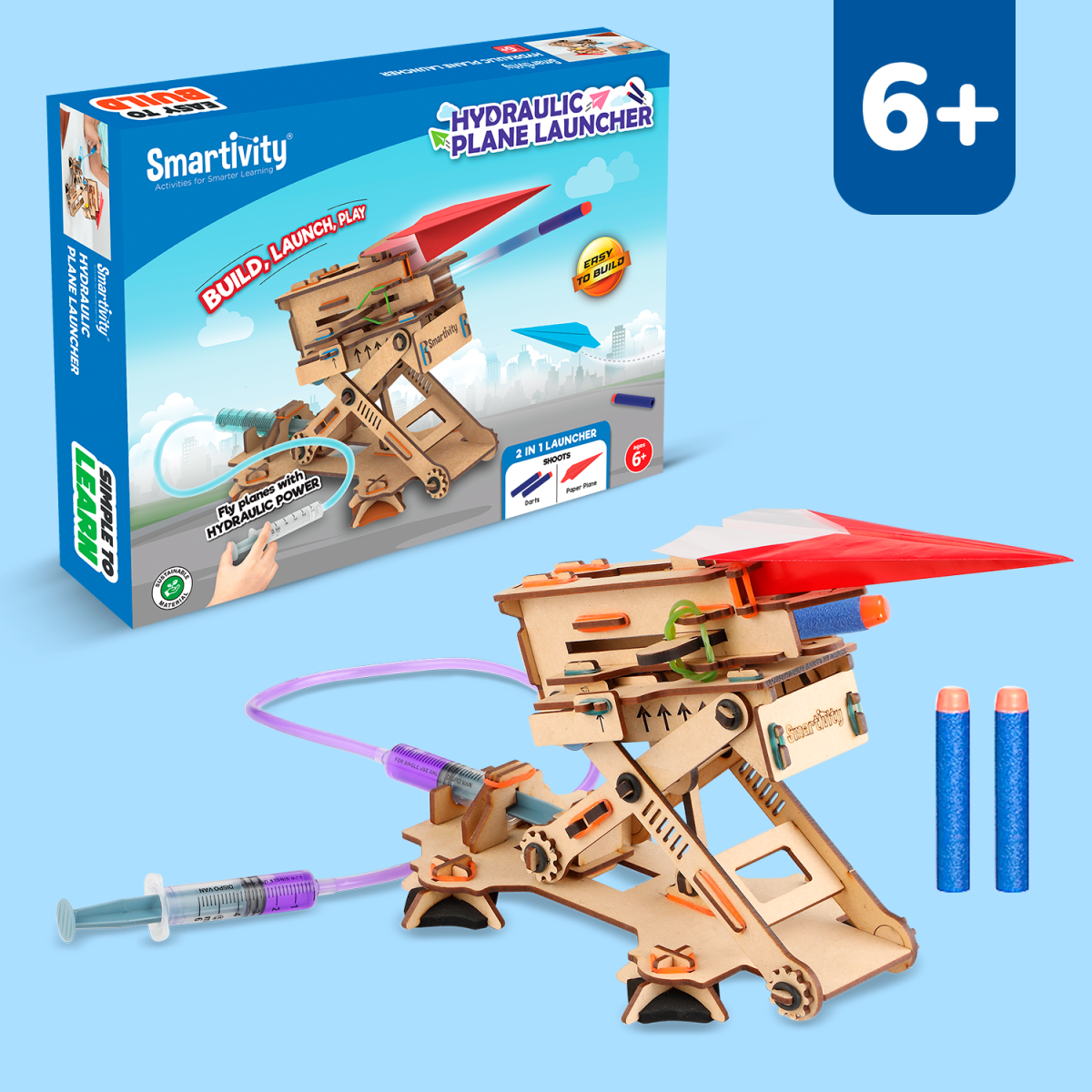 Гидравлическая катапульта с самолётами | 6-10 лет